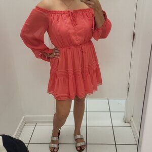 Evernew peach/pink dress